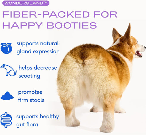 30 Native Pet WonderGland - Dog Anal Gland Supplement - Promotes Firm Stools, Natural Gland Expression to Help Reduce