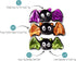 Fringe Studio Mini Dog Toy Set, Bats Bats Bats, Set of 3