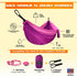 Gold Armour XL Double Camping Hammock - Portable Hammock with Tree Straps for Outdoor and Indoor Use