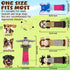 MeetYooo 5 Pack No Stuffing Dog Squeaky Toys, Dog Chew with Crinkle and Squeaker, Cute Animal Plush to Keep Them Busy