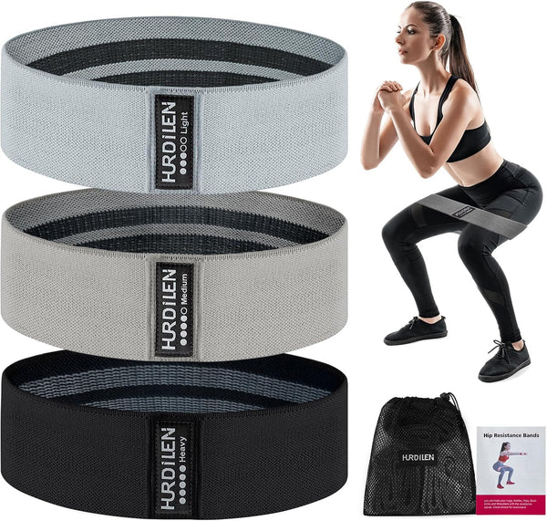 Resistance Bands for Working Out - Exercise Bands for Women & Men, 3 Levels with Carry Bag for Home Fitness