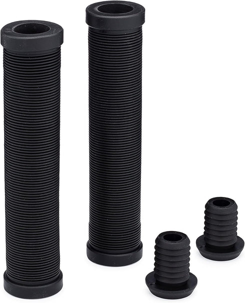 Ronin Grip Without Flange - Flangeless BMX Bike and Scooter Handlebar Grips with End Plugs