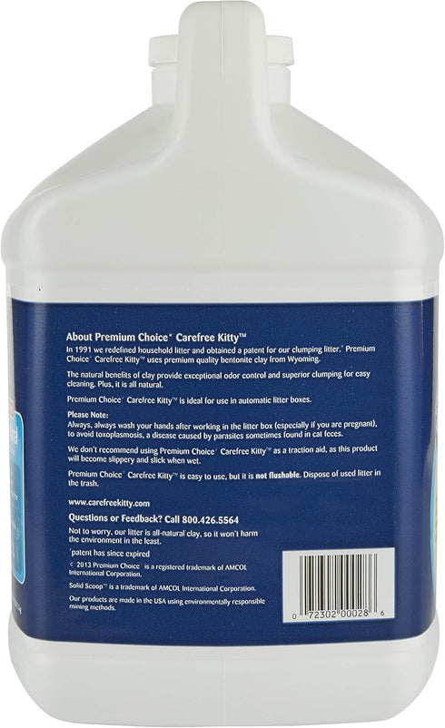 All Natural Unscented Scoopable Cat Litter, 16 Pound Jug