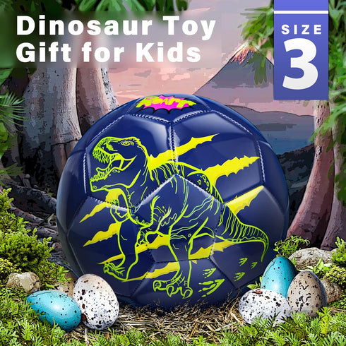 Size 3 Soccer Ball for Boys Ages 3-8, Indoor Outdoor Sports Recreation Ball for Toddlers, Christmas Birthday Gift