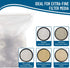 Media Bags for Aquarium, 10 PCS Extra Fine Mesh Reusable Nylon Net Filter Bags with Plastic Zipper, 7.9 x 5.5 Inch