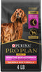 Purina Pro Plan Sensitive Skin & Stomach Dog Food, Dry Food for SENIOR Dogs, Adult 7+ Salmon & Rice Formula, 4 lb. Bag