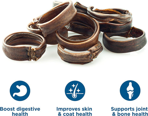Best Bully Sticks Thick Ring Collagen Chews for Dogs - 10 Count - All-Natural, Easily Digestible, Rawhide Alternative