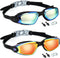 Swim Goggles, 2 Pack Anti Fog No Leaking Swimming Goggles for Adult Women Men Youth