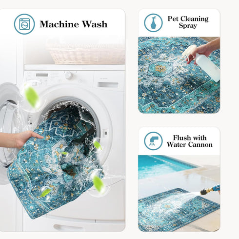 (2 Pack) 3Ft 3Ft HAOCOO Washable Pee Pads for Dogs, x Reusable Puppy Training Pads Super Absorbent Waterproof Whelping