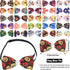 100pcs Halloween Dog Bow Ties Bulk Adjustable Neckties for Small Medium Dogs, 25 Set Pumpkin Patterns for Party Holiday