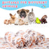 4 Pcs Pet Blanket Dog Puppy Blanket, White Paw Print Fleece Blanket for Small Medium Pets, Warm Soft Sleep Mat, Guinea