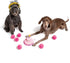 Midlee 2 Layer Birthday Cake Dog Toy - 7" Tall, Pink