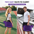 Fragess Bleacher seat, Stadium Seats with Back Support and Thick Cushion, Bleacher Chairs with Shoulder Strap and Side