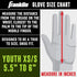 Franklin Sports Youth NCAA Football Receiver Gloves - Kids Receiver Gloves with Team Logos