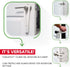 Bright White Cat Door Holder Latch - Fast Install Flex Latch Strap, Keeps Dogs Out of Litter & Food