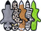 SHARLOVY No Stuffing Dog Toys Crinkle Squeaky, Long Lasting Chews for Aggressive,