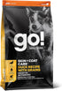 GO! SOLUTIONS Skin + Coat Care - Dry Dog Food, Duck Recipe with Grains for all life stages, 3.5 lb
