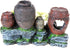 Saim Aquarium Decorations, Artificial Antique Barrels Crafts for Fish Tank Ornament.