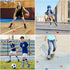 ZIECE 4inch 24/36/60 Poly Spot Markers Poly Spots for Gym Floor, Pcs Flat Cones Non-Slip Rubber Floor Dots Agility