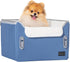PETSFIT Dog Car Seats for Small DogsPatented Safety BucklesSafety TetherFoldable Travel Dog Booster Car Seat Reduces