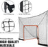 VEVOR Portable Lacrosse Goal with Carry Bag, Hockey Net Backstop for Youth and Adults