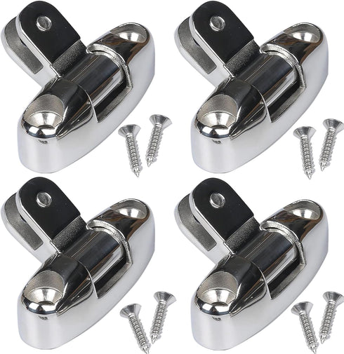 MX Bimini Top Deck Hinge Swivel Mount, Stainless Bimini Side Mount Quick Release Marine Grade