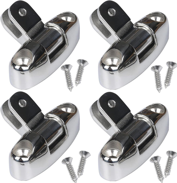 MX Bimini Top Deck Hinge Swivel Mount, Stainless Bimini Side Mount Quick Release Marine Grade
