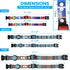 E Collar Replacement Strap, Shock Collar Replacement, Compatible with Pet Safe & Invisible Fence, Medium, Boho Tribal 3