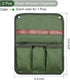 2 YOKIVE Pcs Chair Armrest Organizer, Waterproof Folding Chair Storage Bag Pouch, Great for Camping Daily Use (Green