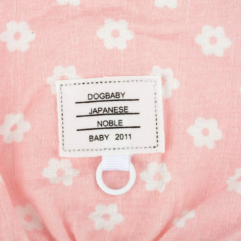 Zunea Pink Small Dog Daisy Jumpsuit Pajamas, Adorable Cotton Overalls Pjs for Puppy Girl, Four Legs Pyjamas XL