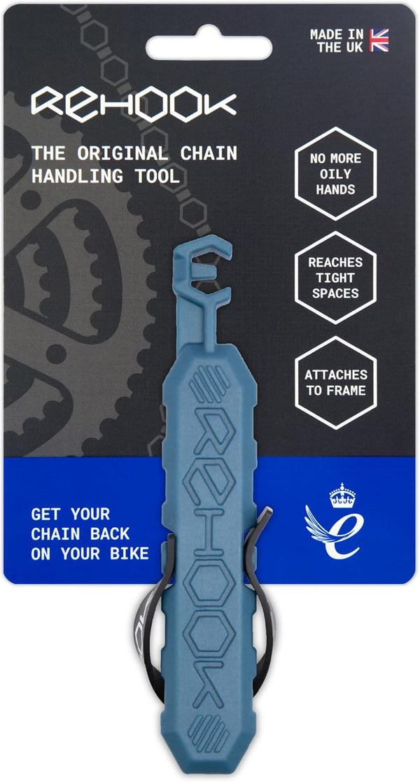 Rehook Colour, Get Your Chain Back on Your Bike in 3 Seconds, Perfect Xmas Stocking Filler, Blue