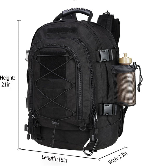 Greencity 3 Day Tactical Backpack, Large Capacity Army Molle Bag for Camping