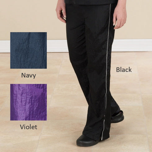 Top Performance Contrast-Trim Grooming Pants, Fashionable and Versatile for Professional Groomers - Small, Black/White