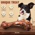 FurBite 2-Pack 3x8in Single Ingredient Beef Bones for Dogs - Natural Grass-Fed Dog Bones Long Lasting Chew