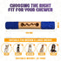 Interactive Durable Dog Chew Toys for Aggressive Small Medium Large Dogs - Indestructible Blue & Beige Stick Toy