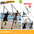 Resistance Training Kit, 2 Adjustable Bodyweight Resistance Bands with Handles, 1 Door Anchor, 5 Resistance Loop Bands