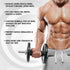 Yes4All Thick Dumbbell Handles Grips for Weightlifting, Firm Rubber Barbell Grips