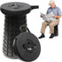 ALEVMOOM 18" Collapsible Stool, 800lbs Max Weight, Heavy Duty Portable Retractable Folding