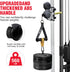Gym Exercise Handles, Replacement Fitness Equipment for Strength Trainer, Cable Machine and Resistance Band Handles, Home Gym Add On Equipment by ROEL-PLAY