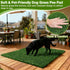 TOOKOO 2 Pack 31.5"x39.4" Fake Grass Pee Pad for Dogs Potty Traning - Large Replacement & Realistic Pet Artificial
