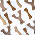 Nylabone Dog, Puppy Gourmet Style Strong Chew Toy, Wishbone Peanut Butter Small/Regular (1 Count)