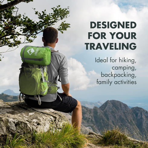 VILLEY Mummy Sleeping Bag, Lightweight Backpacking for Adults & Kids, Camping Hiking Equipment for 3-4 Seasons