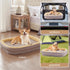 Orthopedic Dog Bed for Large Breeds - High Density Egg Crate Foam Oval Kennel Bed, Removable Washable Cover, Non-Slip