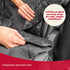 Lusso Gear Dog Car Seat Cover - Waterproof Non-Slip Car Back Seat Protector - Rear Car Seat Cover for Dogs - Universal