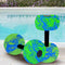 Apujent 2Pcs Aquatic Dumbbells For Pool Exercise, High-density Eva Foam Pool Weights Resistance,