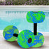 Apujent 2Pcs Aquatic Dumbbells For Pool Exercise, High-density Eva Foam Pool Weights Resistance,