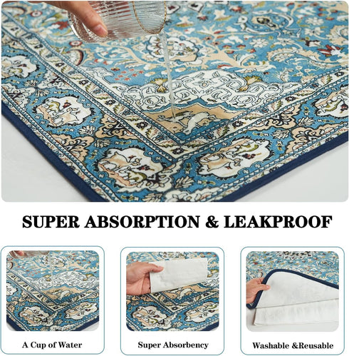Qeils Washable Pee Pads for Dogs, Reusable 72"x72" Super Absorbent Extra Large Training Pads