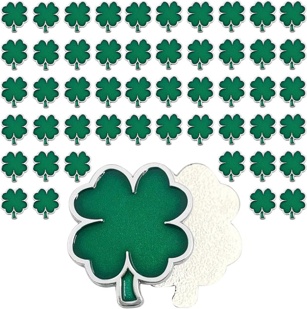 50 Pcs Golf Ball Markers - Four Leaf Clover, Cute Funny Novelty