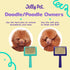 Jelly Pet Universal Slicker Brush for Dogs, Dog Grooming Brush, Remove Tangles and Dead Undercoat, Tuffer Than Tangles