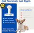 15 3EA MIND UP Dog Toothbrush with Micro Head, Angled Handle for Ultra-Small Dogs, Pet Toothbrush for Back Teeth